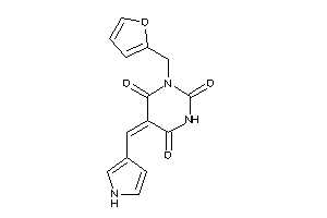 Image of 1-(2-furfuryl)-5-(1H-pyrrol-3-ylmethylene)barbituric Acid