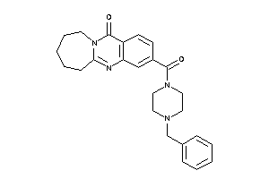 Image of 3-(4-benzylpiperazine-1-carbonyl)-7,8,9,10-tetrahydro-6H-azepino[2,1-b]quinazolin-12-one