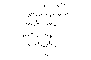 Image of 2-phenyl-4-[(2-piperazinoanilino)methylene]isoquinoline-1,3-quinone