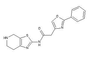 Image of 2-(2-phenyloxazol-4-yl)-N-(4,5,6,7-tetrahydrothiazolo[5,4-c]pyridin-2-yl)acetamide
