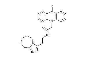 2-(9-ketoacridin-10-yl)-N-[2-(6,7,8,9-tetrahydro-5H-[1,2,4]triazolo[4,3-a]azepin-3-yl)ethyl]acetamide