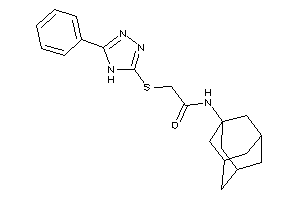 Image of N-(1-adamantyl)-2-[(5-phenyl-4H-1,2,4-triazol-3-yl)thio]acetamide