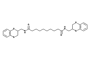 Image of N,N'-bis(2,3-dihydro-1,4-benzodioxin-3-ylmethyl)sebacamide