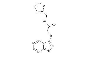 N-(tetrahydrofurfuryl)-2-([1,2,4]triazolo[4,3-a][1,3,5]triazin-3-ylthio)acetamide