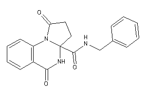 Image of N-benzyl-1,5-diketo-3,4-dihydro-2H-pyrrolo[1,2-a]quinazoline-3a-carboxamide