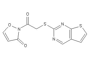 2-[2-(thieno[2,3-d]pyrimidin-2-ylthio)acetyl]-4-isoxazolin-3-one