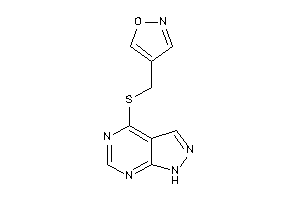 Image of 4-[(1H-pyrazolo[3,4-d]pyrimidin-4-ylthio)methyl]isoxazole
