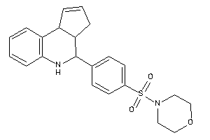 4-[4-(3a,4,5,9b-tetrahydro-3H-cyclopenta[c]quinolin-4-yl)phenyl]sulfonylmorpholine