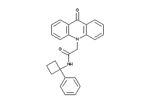 Image of 2-(9-ketoacridin-10-yl)-N-(1-phenylcyclobutyl)acetamide