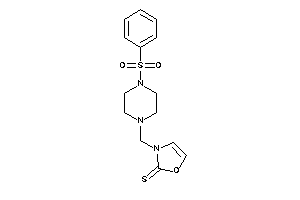 3-[(4-besylpiperazino)methyl]-4-oxazoline-2-thione