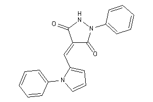 Image of 1-phenyl-4-[(1-phenylpyrrol-2-yl)methylene]pyrazolidine-3,5-quinone