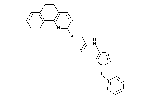 N-(1-benzylpyrazol-4-yl)-2-(5,6-dihydrobenzo[h]quinazolin-2-ylthio)acetamide