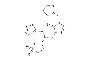 Image of 1-[[(1,1-diketothiolan-3-yl)-(2-thenyl)amino]methyl]-4-(tetrahydrofurfuryl)tetrazole-5-thione