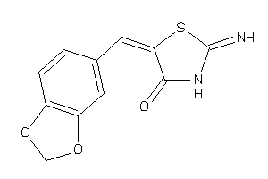 2-imino-5-piperonylidene-thiazolidin-4-one