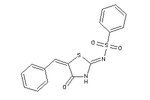 N-(5-benzal-4-keto-thiazolidin-2-ylidene)benzenesulfonamide