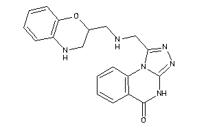 1-[(3,4-dihydro-2H-1,4-benzoxazin-2-ylmethylamino)methyl]-4H-[1,2,4]triazolo[4,3-a]quinazolin-5-one