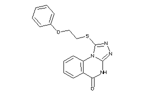 1-(2-phenoxyethylthio)-4H-[1,2,4]triazolo[4,3-a]quinazolin-5-one