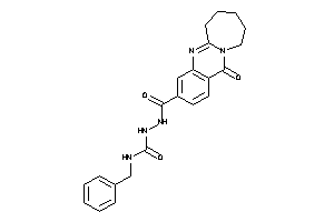 1-benzyl-3-[(12-keto-7,8,9,10-tetrahydro-6H-azepino[2,1-b]quinazoline-3-carbonyl)amino]urea