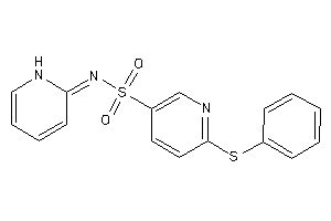 6-(phenylthio)-N-(1H-pyridin-2-ylidene)pyridine-3-sulfonamide