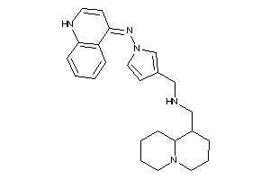 Image of [1-(1H-quinolin-4-ylideneamino)pyrrol-3-yl]methyl-(quinolizidin-1-ylmethyl)amine