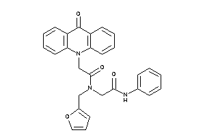 Image of 2-[2-furfuryl-[2-(9-ketoacridin-10-yl)acetyl]amino]-N-phenyl-acetamide