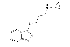 Image of Cyclopropyl-[3-([1,2,4]triazolo[4,3-a]pyridin-3-ylthio)propyl]amine
