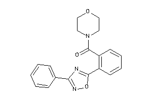 Image of Morpholino-[2-(3-phenyl-1,2,4-oxadiazol-5-yl)phenyl]methanone