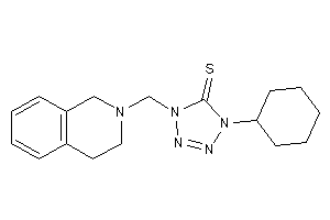 1-cyclohexyl-4-(3,4-dihydro-1H-isoquinolin-2-ylmethyl)tetrazole-5-thione