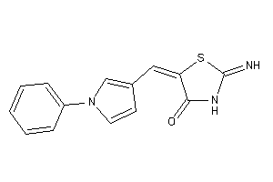 2-imino-5-[(1-phenylpyrrol-3-yl)methylene]thiazolidin-4-one