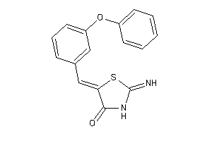 2-imino-5-(3-phenoxybenzylidene)thiazolidin-4-one
