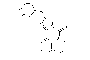 (1-benzylpyrazol-4-yl)-(3,4-dihydro-2H-1,5-naphthyridin-1-yl)methanone