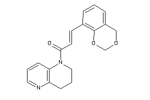 Image of 3-(4H-1,3-benzodioxin-8-yl)-1-(3,4-dihydro-2H-1,5-naphthyridin-1-yl)prop-2-en-1-one