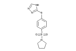 3-[(4-pyrrolidinosulfonylphenyl)thio]-4H-1,2,4-triazole