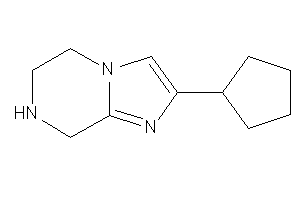 Image of 2-cyclopentyl-5,6,7,8-tetrahydroimidazo[1,2-a]pyrazine