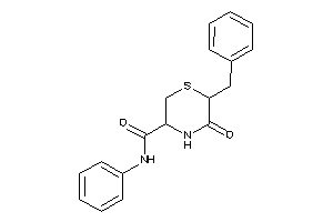 6-benzyl-5-keto-N-phenyl-thiomorpholine-3-carboxamide