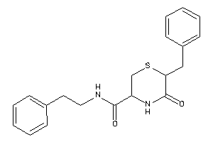 6-benzyl-5-keto-N-phenethyl-thiomorpholine-3-carboxamide