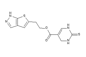 2-thioxo-3,4-dihydro-1H-pyrimidine-5-carboxylic Acid 2-(1H-thieno[2,3-c]pyrazol-5-yl)ethyl Ester