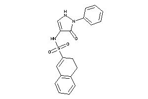 N-(5-keto-1-phenyl-3-pyrazolin-4-yl)-3,4-dihydronaphthalene-2-sulfonamide