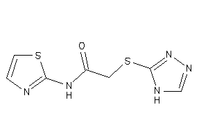 N-thiazol-2-yl-2-(4H-1,2,4-triazol-3-ylthio)acetamide