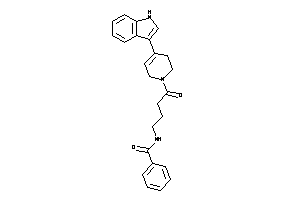 N-[4-[4-(1H-indol-3-yl)-3,6-dihydro-2H-pyridin-1-yl]-4-keto-butyl]benzamide