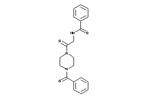 Image of N-[2-(4-benzoylpiperazino)-2-keto-ethyl]benzamide