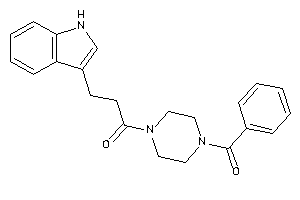 1-(4-benzoylpiperazino)-3-(1H-indol-3-yl)propan-1-one