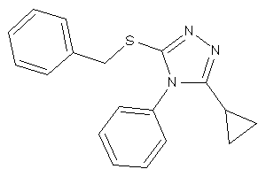 Image of 3-(benzylthio)-5-cyclopropyl-4-phenyl-1,2,4-triazole