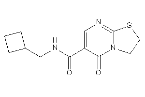 Image of N-(cyclobutylmethyl)-5-keto-2,3-dihydrothiazolo[3,2-a]pyrimidine-6-carboxamide
