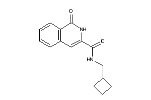 N-(cyclobutylmethyl)-1-keto-2H-isoquinoline-3-carboxamide