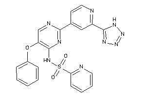 N-[5-phenoxy-2-[2-(1H-tetrazol-5-yl)-4-pyridyl]pyrimidin-4-yl]pyridine-2-sulfonamide