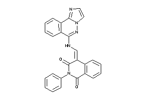 Image of 4-[(imidazo[2,1-a]phthalazin-6-ylamino)methylene]-2-phenyl-isoquinoline-1,3-quinone