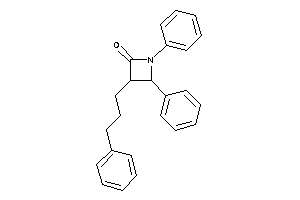 1,4-diphenyl-3-(3-phenylpropyl)azetidin-2-one