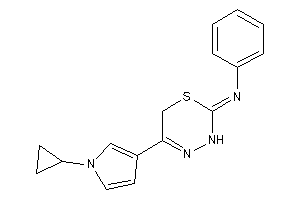 [5-(1-cyclopropylpyrrol-3-yl)-3,6-dihydro-1,3,4-thiadiazin-2-ylidene]-phenyl-amine