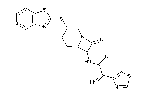 2-imino-N-[8-keto-3-(thiazolo[4,5-c]pyridin-2-ylthio)-1-azabicyclo[4.2.0]oct-2-en-7-yl]-2-thiazol-4-yl-acetamide